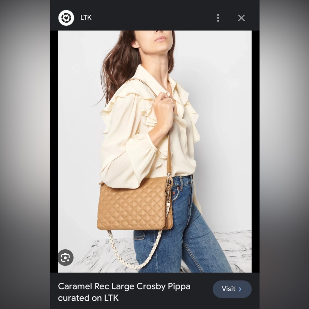 MZ Wallace Caramel Quilted Bag